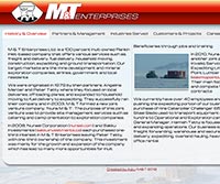 siteweb M&T Enterprises