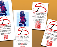 sherlyn designs business cards